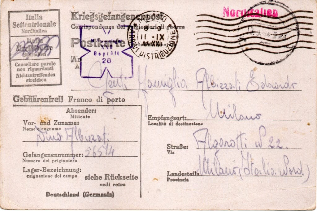 Cartolina 2 del 10-8-1944