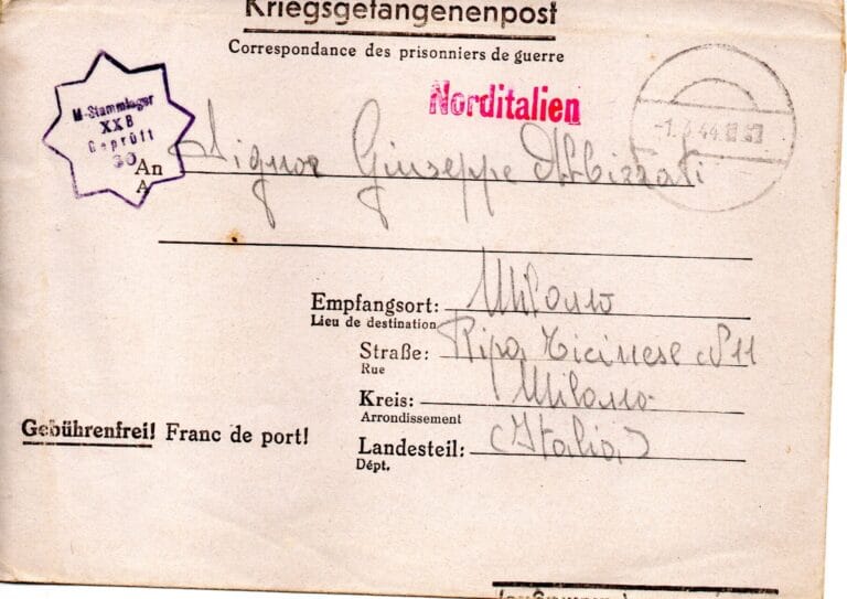 Lettera del 14-2-1944