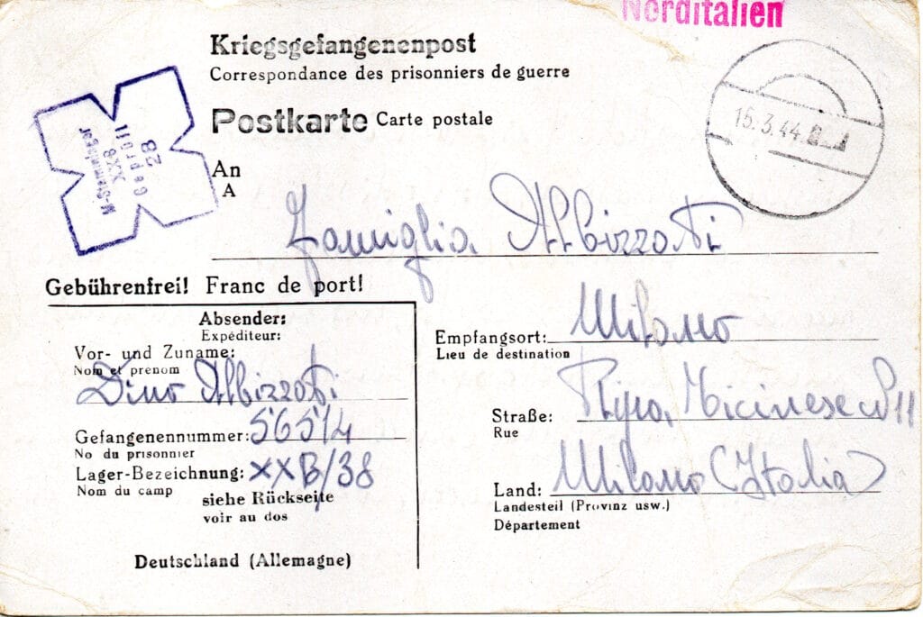 Cartolina del 14-3-1944