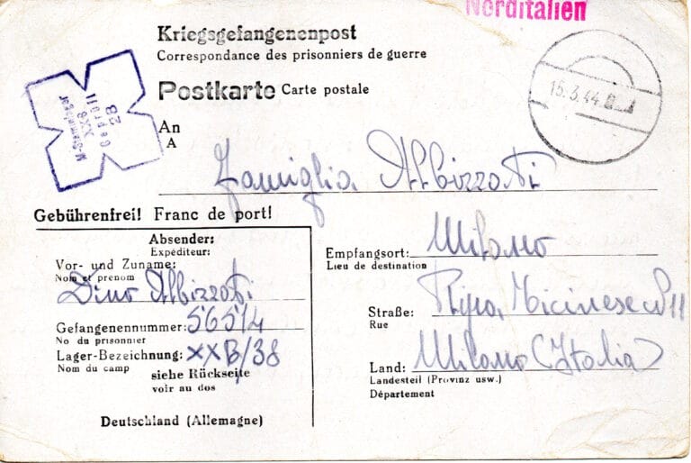 Cartolina del 14-3-1944