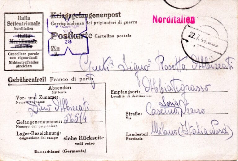 Cartolina del 15-7-1944