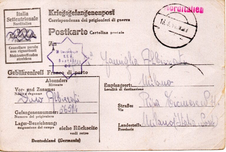 Cartolina del 15-8-1944