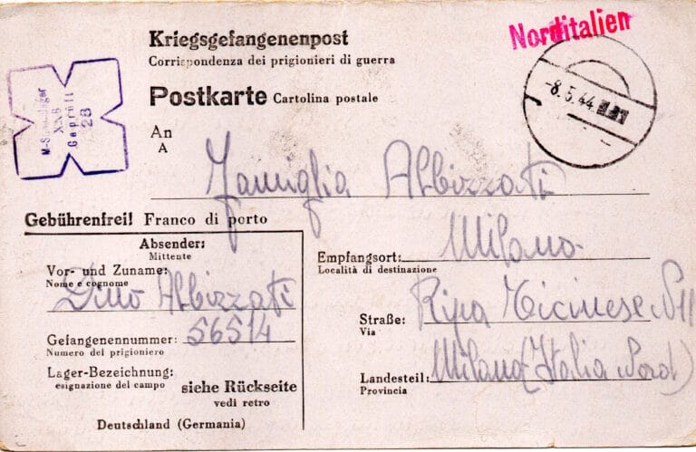 Cartolina del 16-4-1944