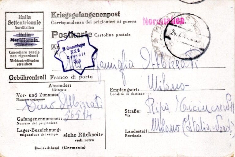 Cartolina del 21-7-1944