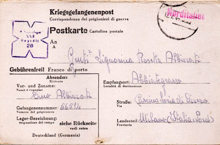 Cartolina del 22-6-1944