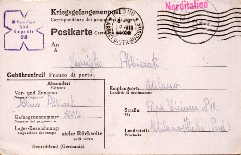 Cartolina del 27-6-1944