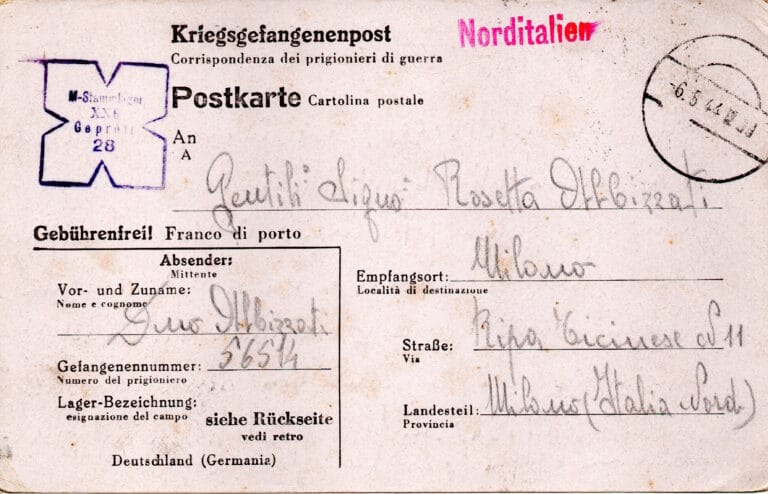 Cartolina del 3-5-1944