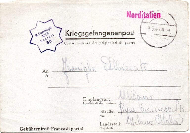 Lettera del 5-3-1944