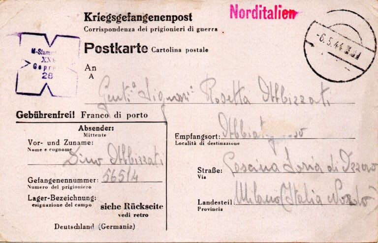 Cartolina del 8-5-1944