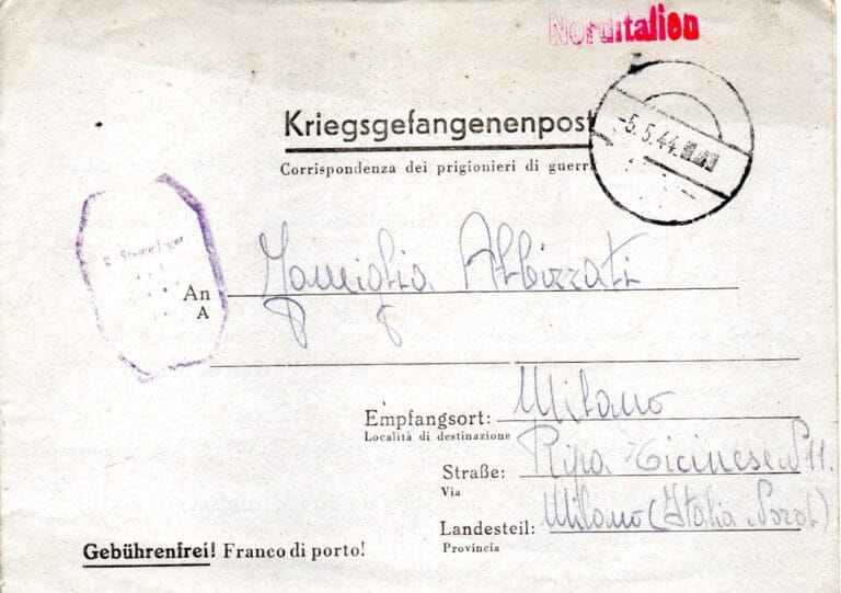 Lettera del 9-4-1944