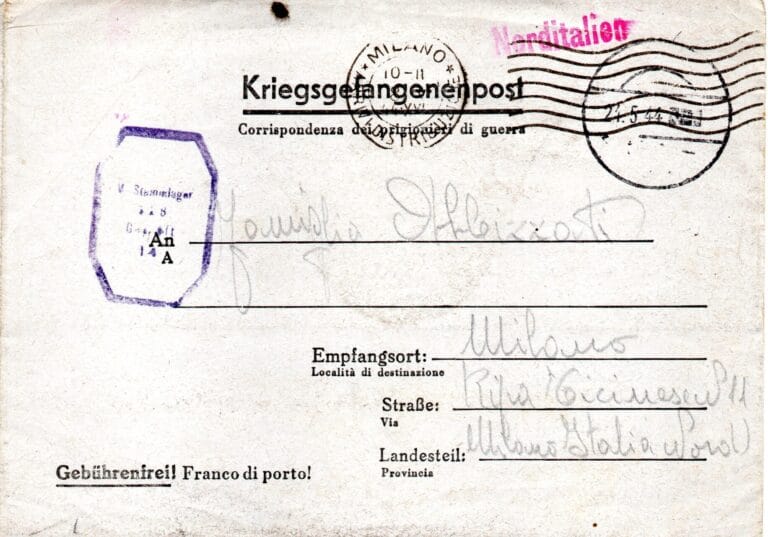 Lettera del 9-5-1944