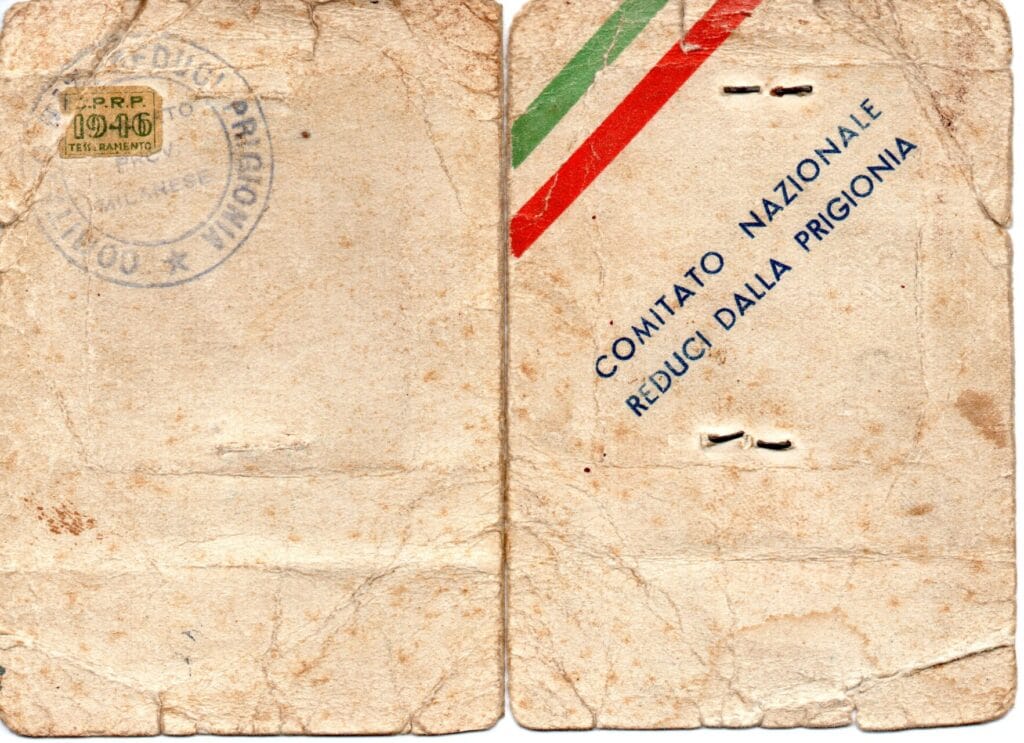 Tessera reduce di guerra